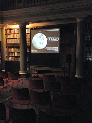 The Upper Library was arranged in a cinema style layout